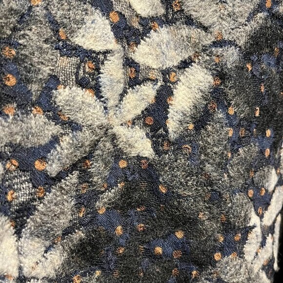 Anthropologie Wintertide Poncho Sweater Wool Blend Reversible Pullover - Picture 11 of 15